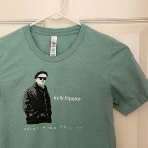 Catholic “Holy Hipster” Tee